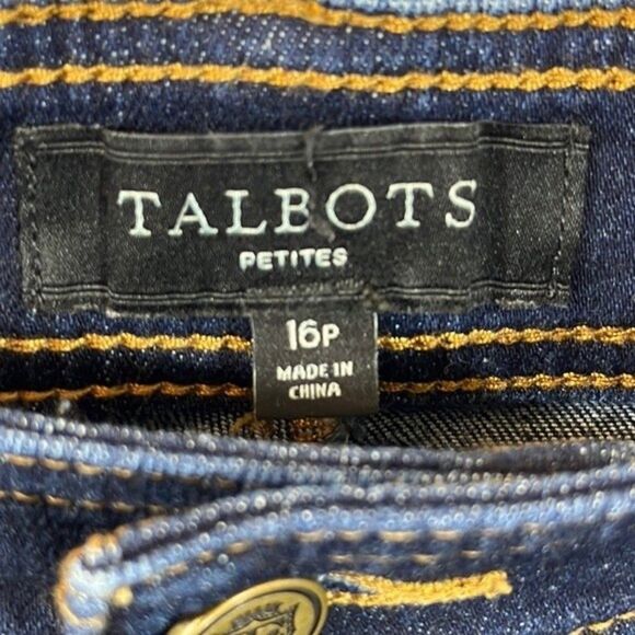 Talbots Sailor Capri Jeans Size 16P Denim - Picture 11 of 12